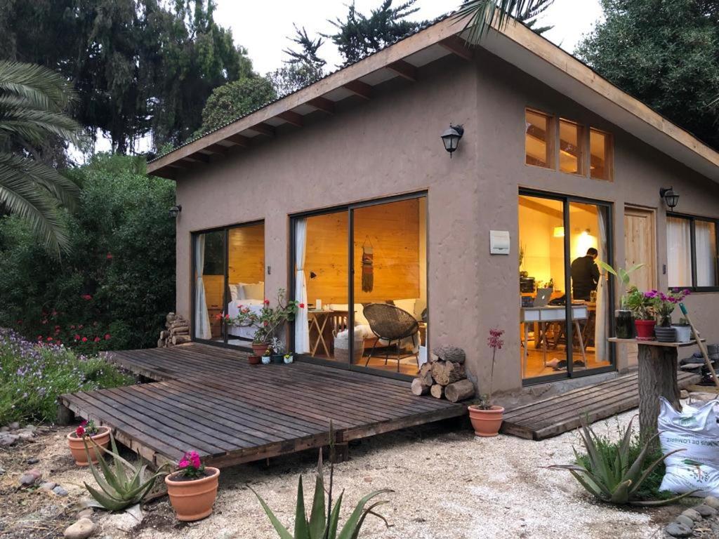 Cabanas En La Naturaleza A Pasos De La Playa La Serena Exterior foto