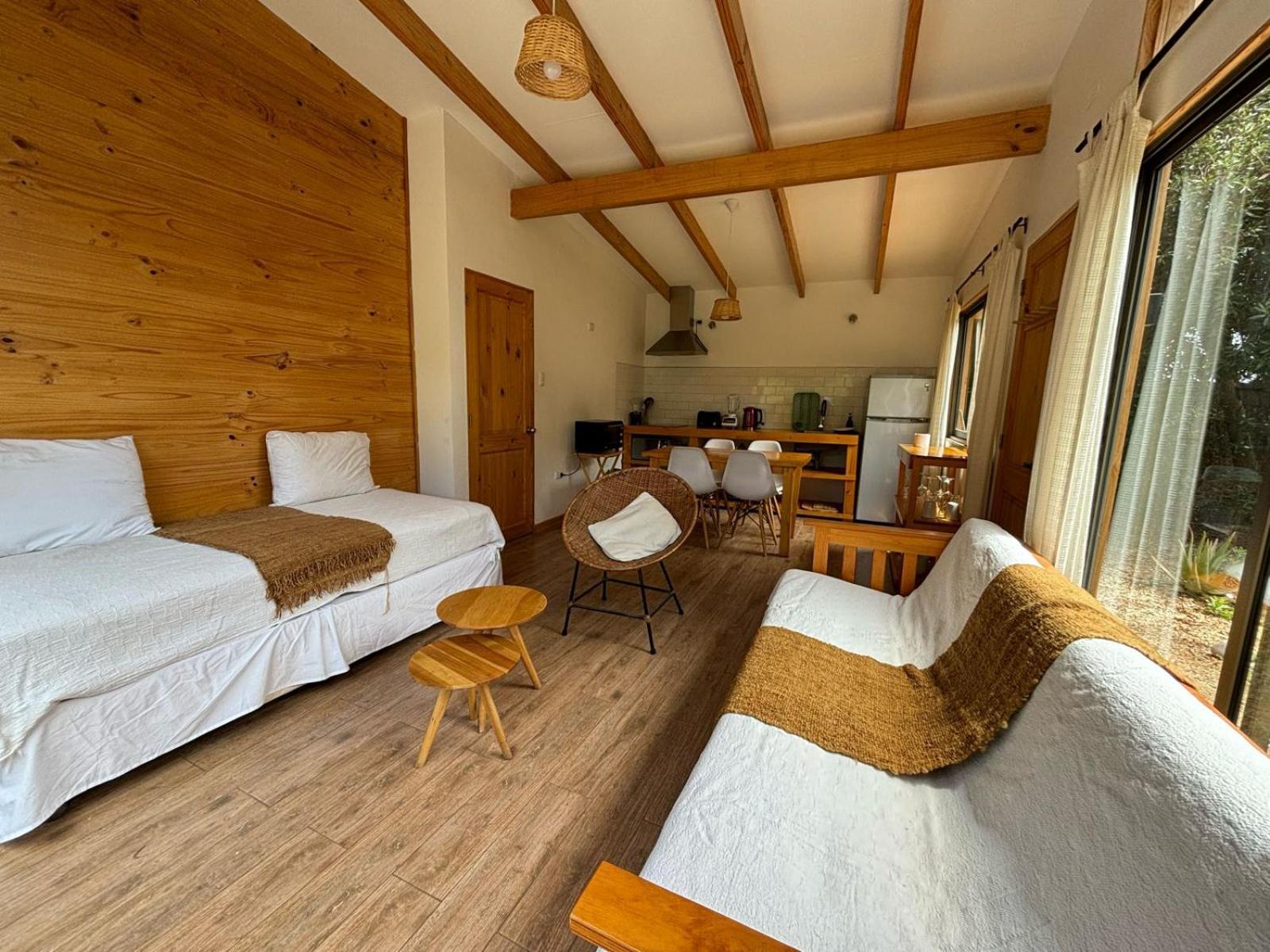 Cabanas En La Naturaleza A Pasos De La Playa La Serena Exterior foto